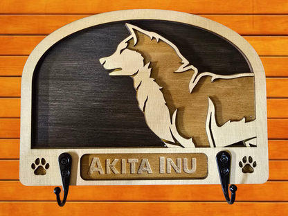 Akita Inu Leash Holder