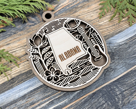 Alabama State Heritage Ornament