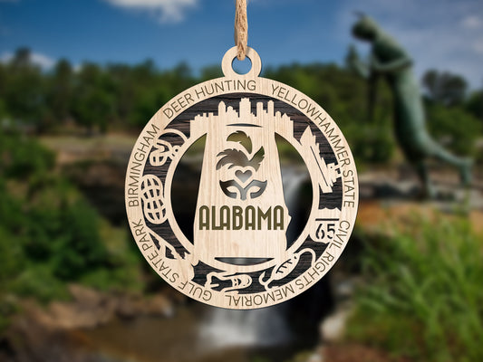 Alabama State Ornament (01)