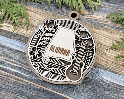 Alabama State Heritage Ornament