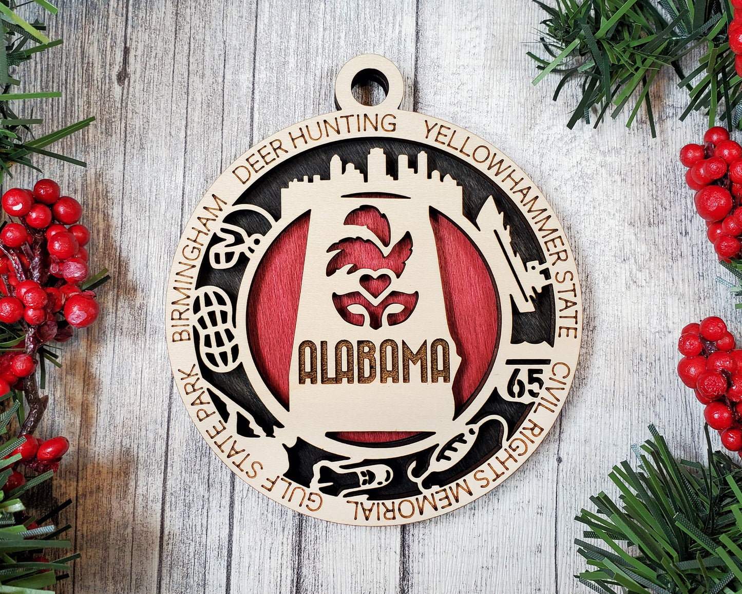 Alabama State Ornament (01)