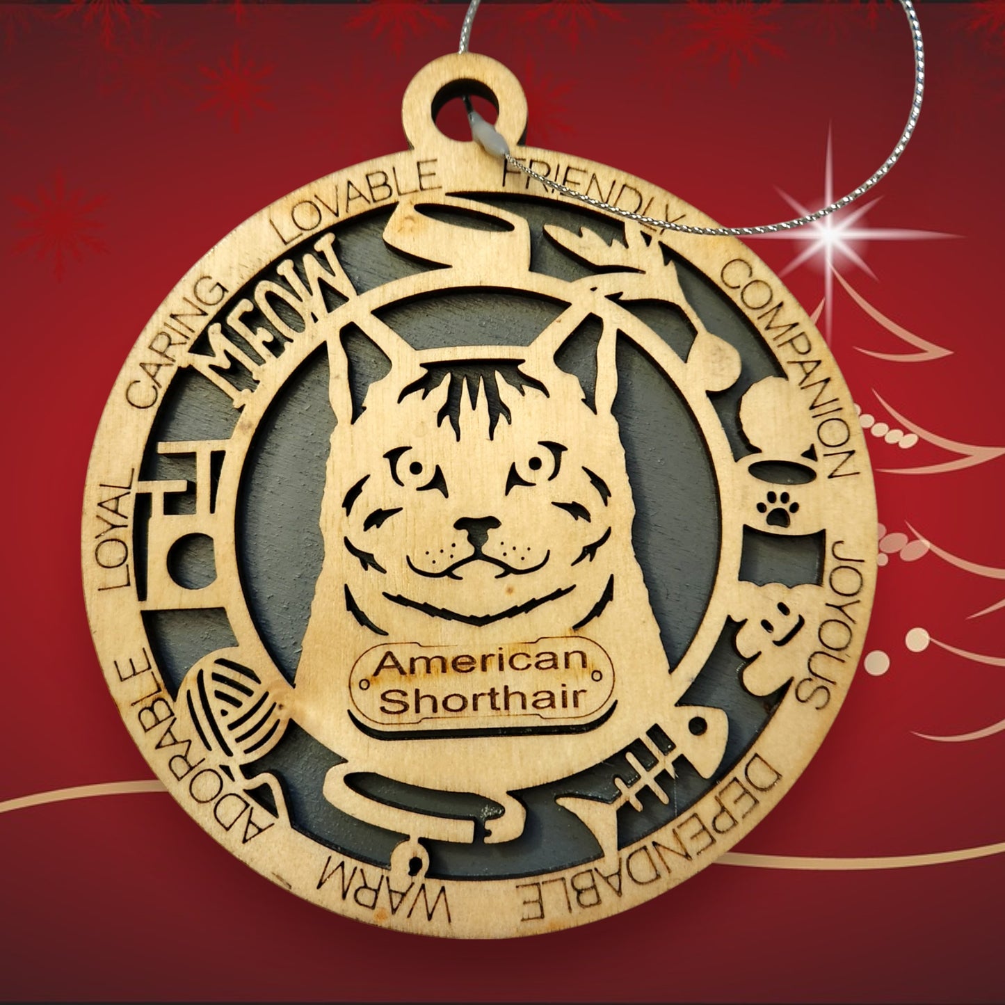 American Shorthair Cat (with Icons)