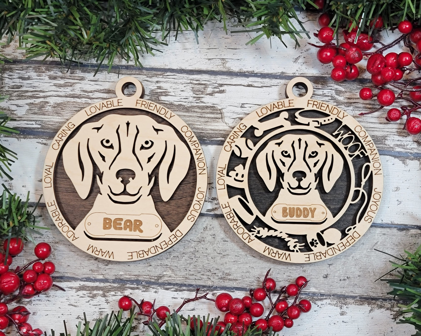 Adorable Dog Ornaments Pack 1