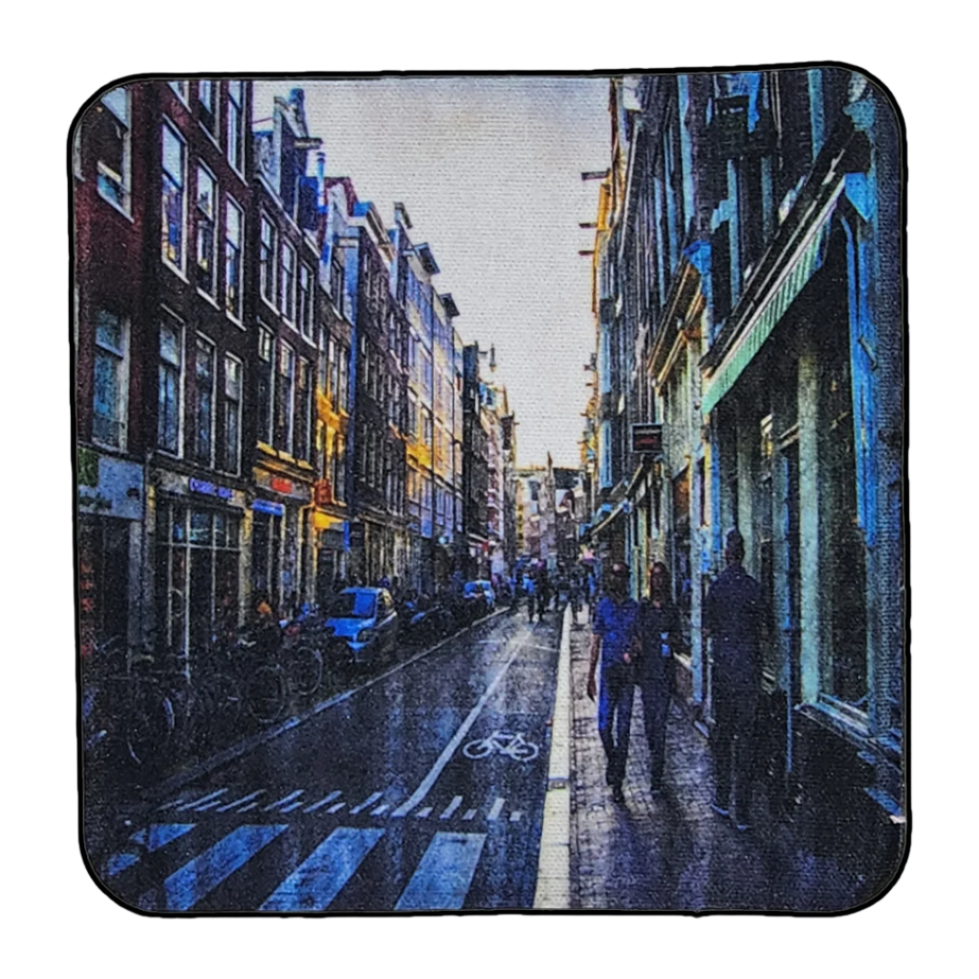 Amsterdam Neoprene Square Cup Coaster