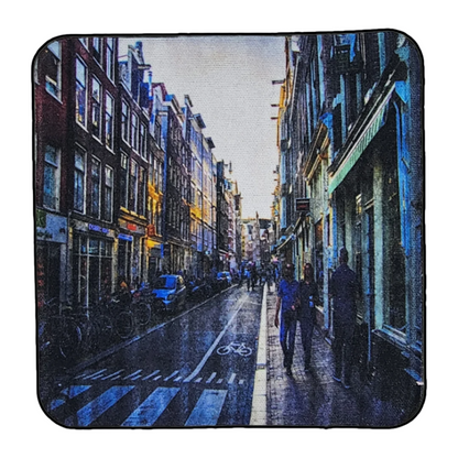 Amsterdam Neoprene Square Cup Coaster