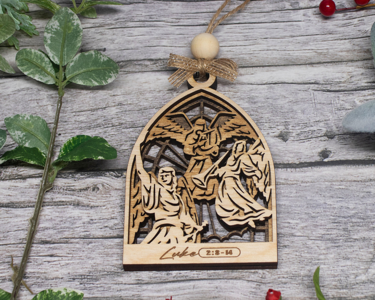 Angels Arched Christmas Story Ornament