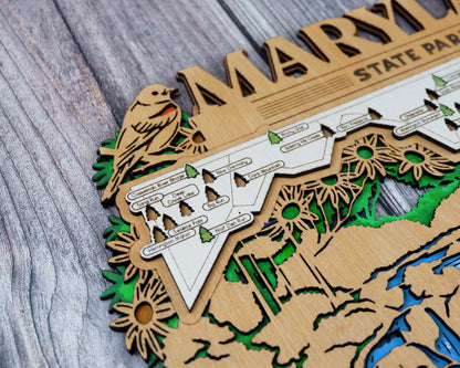 Maryland State Park Map