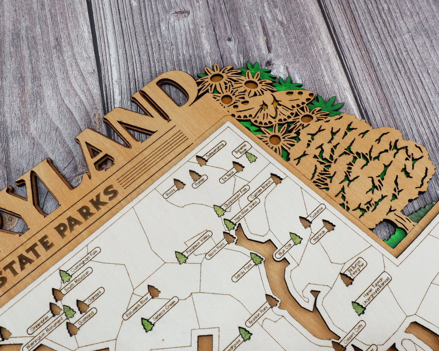 Maryland State Park Map