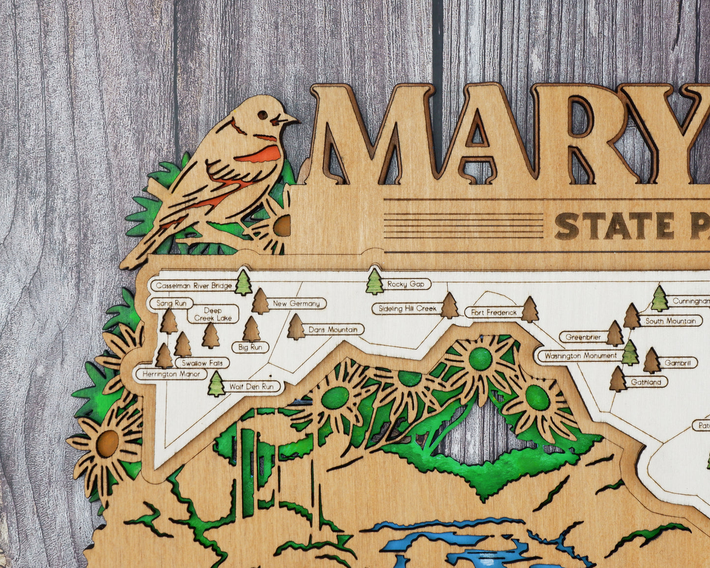 Maryland State Park Map