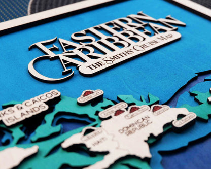 Eastern Caribbean Cruise Travel Map