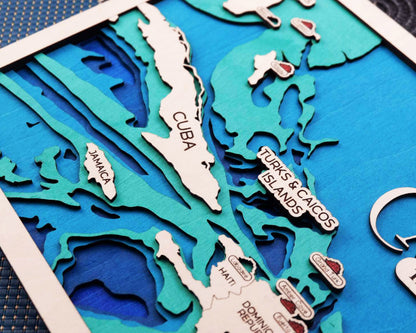Eastern Caribbean Cruise Travel Map