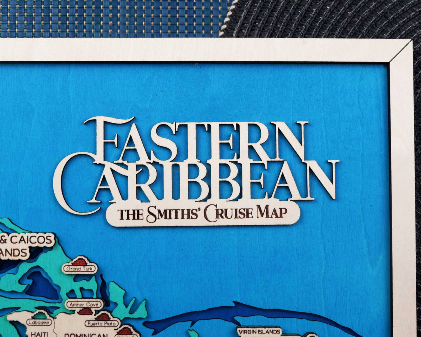 Eastern Caribbean Cruise Travel Map