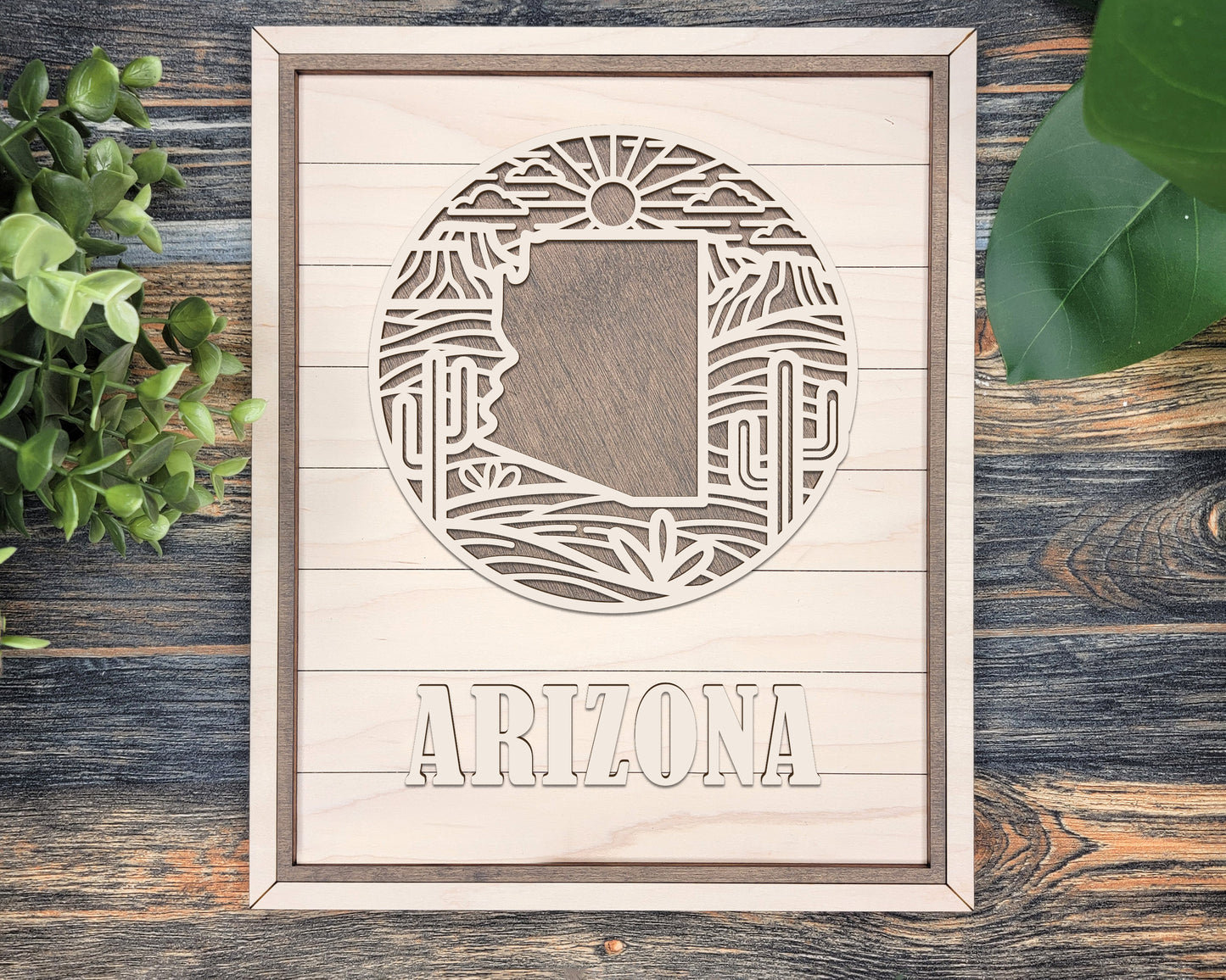 Arizona Heritage Frame Pop Sign