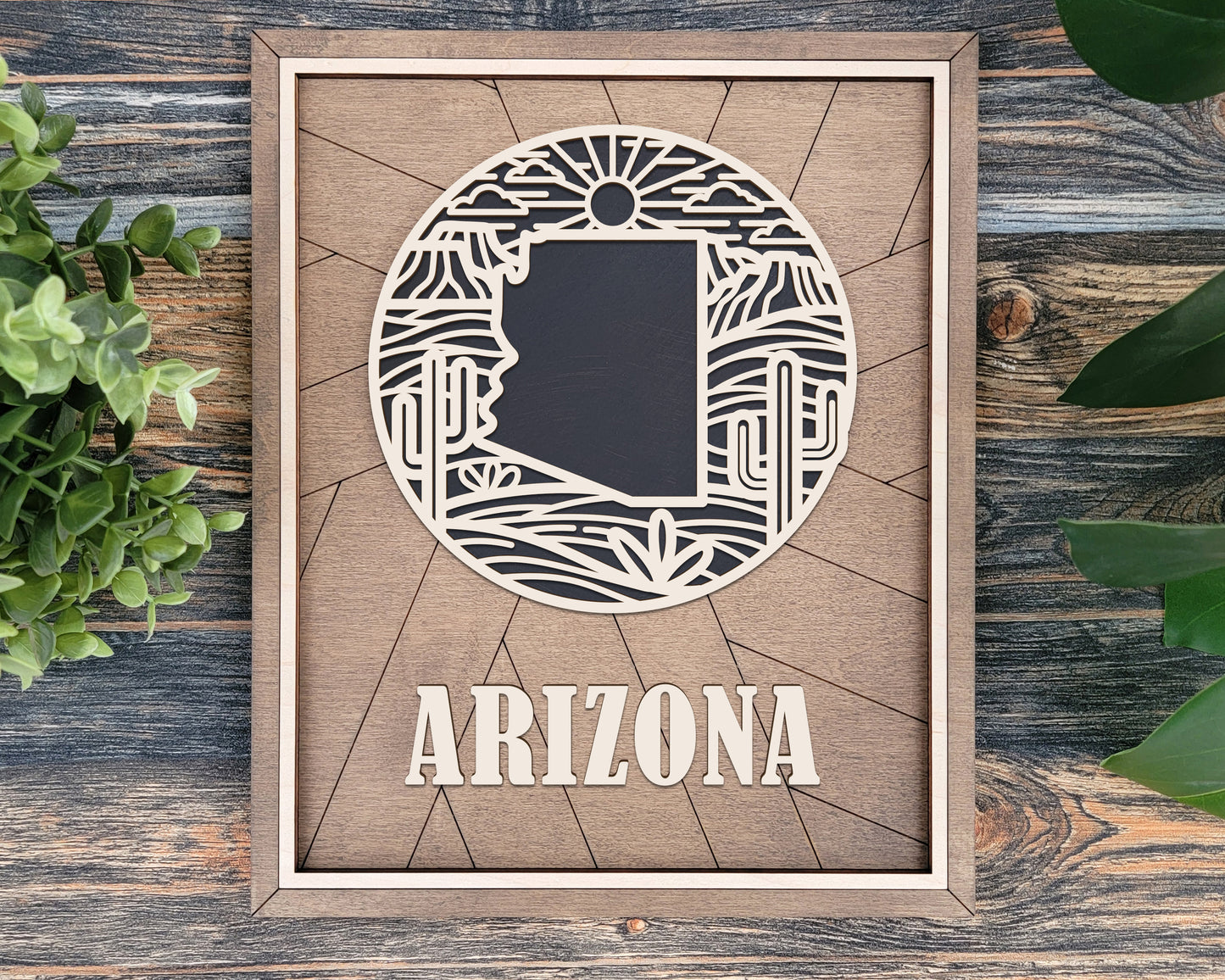Arizona Heritage Frame Pop Sign