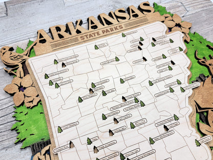 Arkansas State Park Map