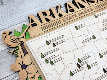 Arkansas State Park Map