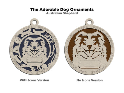 Australian Shepherd Dog Ornament