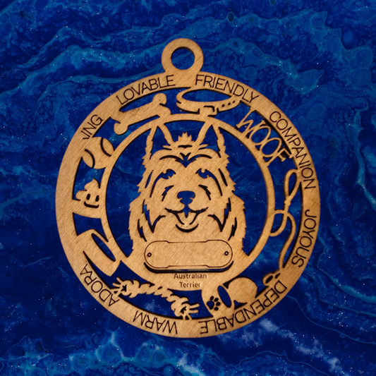 Australian Terrier Dog Ornament (15)