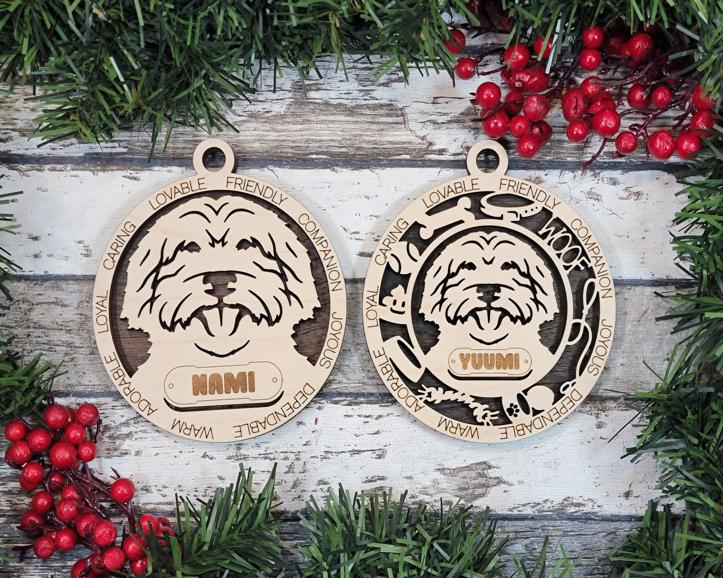 Adorable Dog Ornaments Pack 2