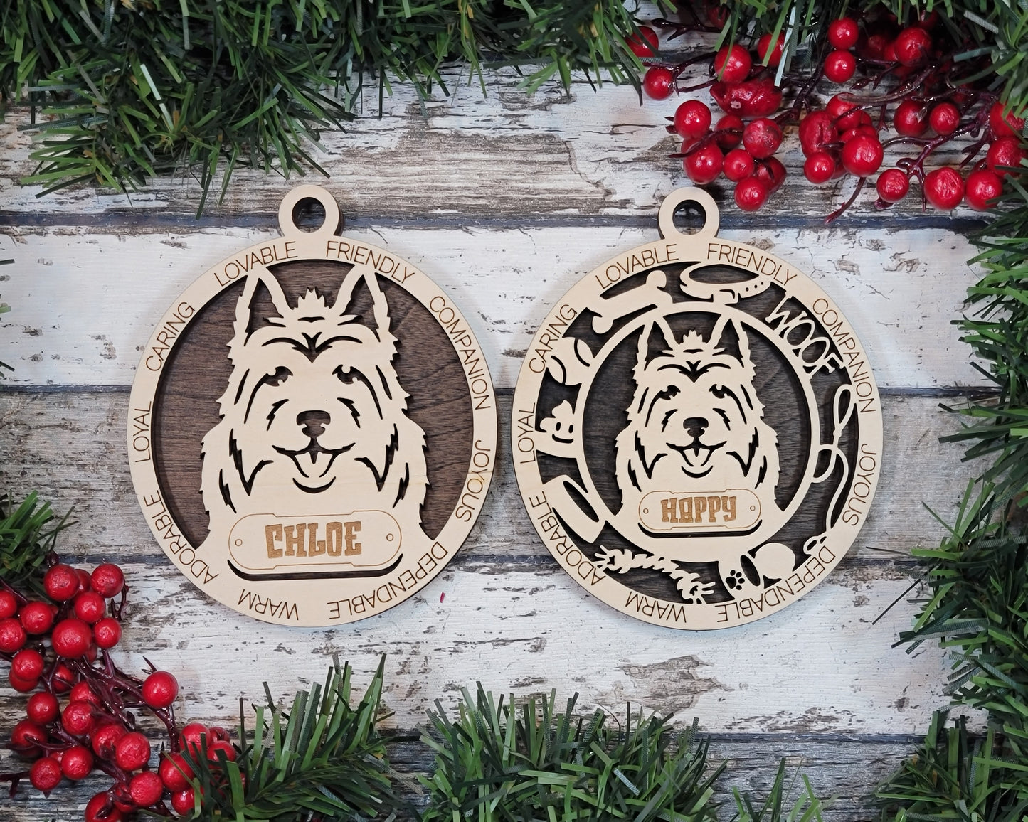 Adorable Dog Ornaments Pack 2