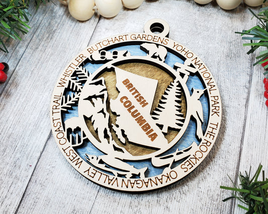 British Columbia Provincial Ornament