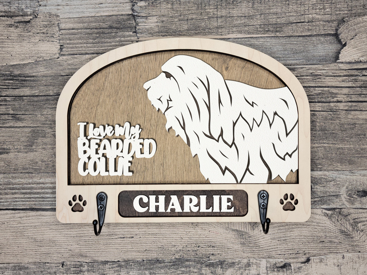 Bearded Collie Leash Holder (19)