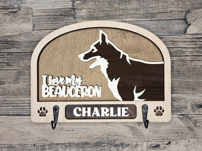 Beauceron Leash Holder