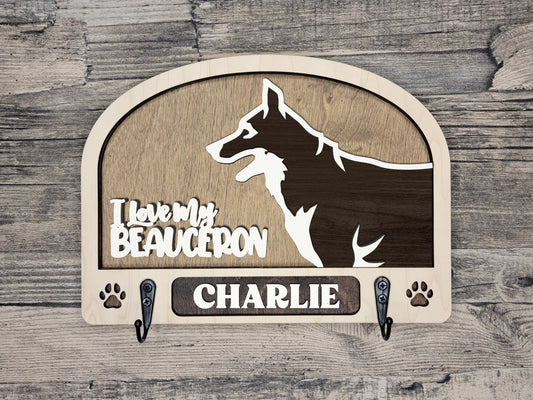 Beauceron Leash Holder