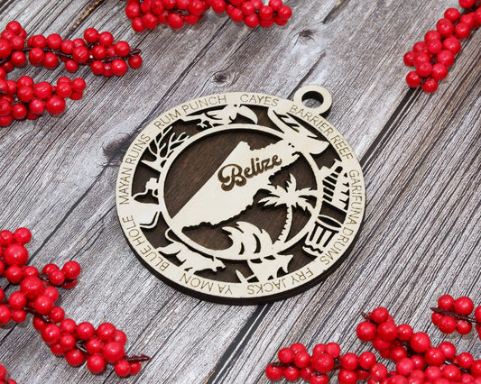 Belize Ornament
