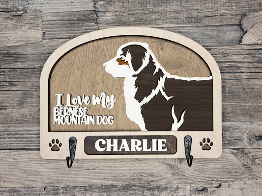 Bernese Mountain Dog Leash Holder