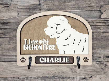 Bichon Frise Leash Holder