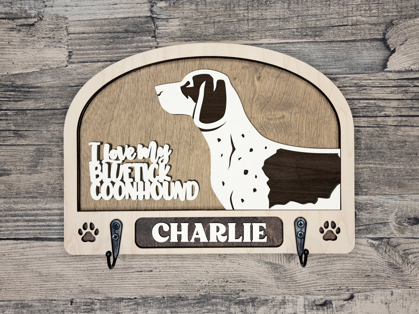 Bluetick Coonhound Leash Holder