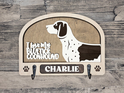 Bluetick Coonhound Leash Holder