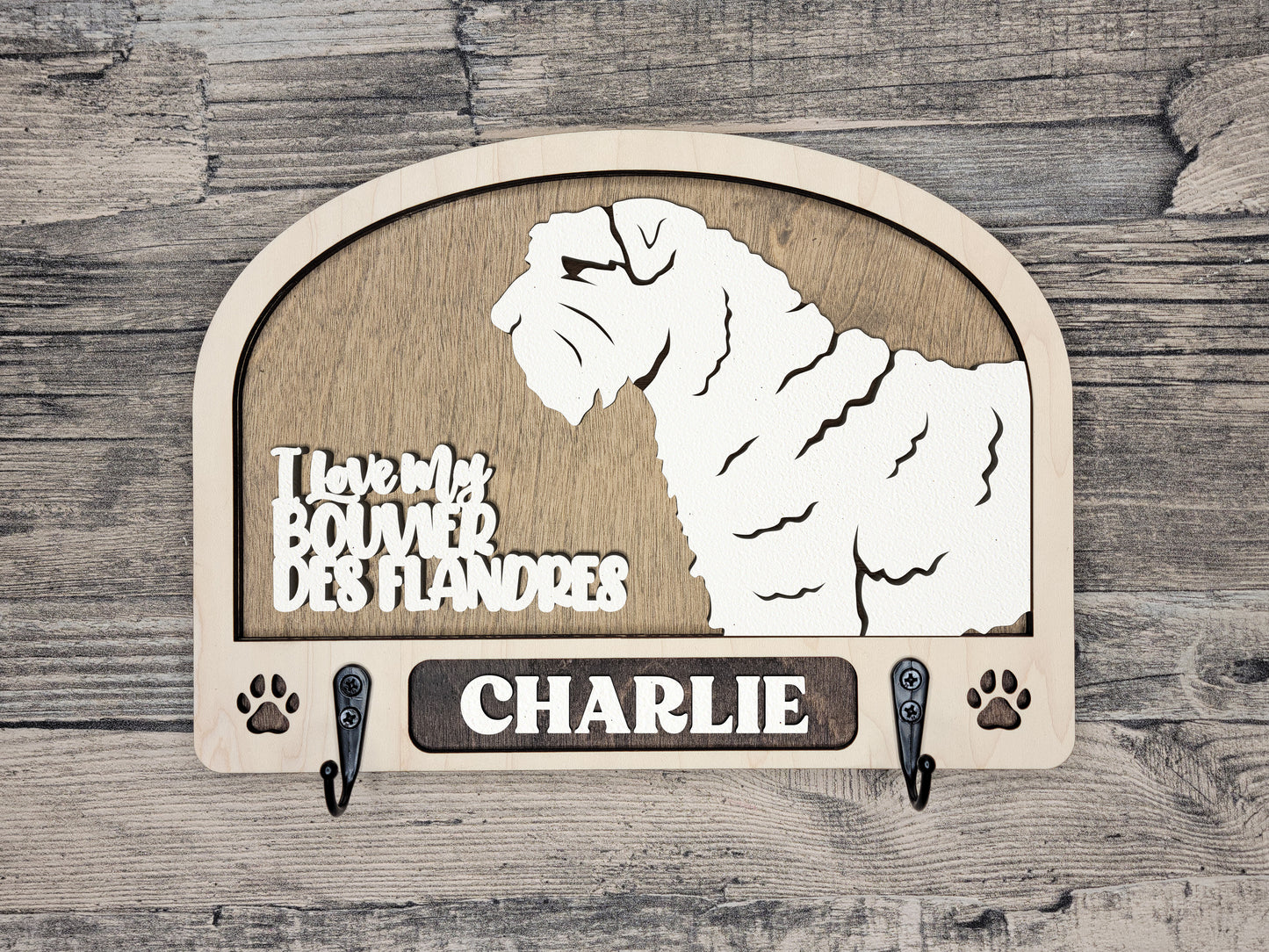 Bouvier Des Flandres Leash Holder