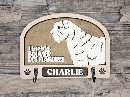 Bouvier Des Flandres Leash Holder