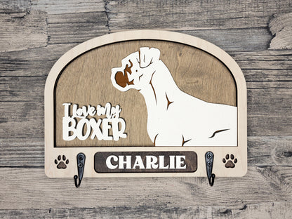 Boxer (Natural) Leash Holder
