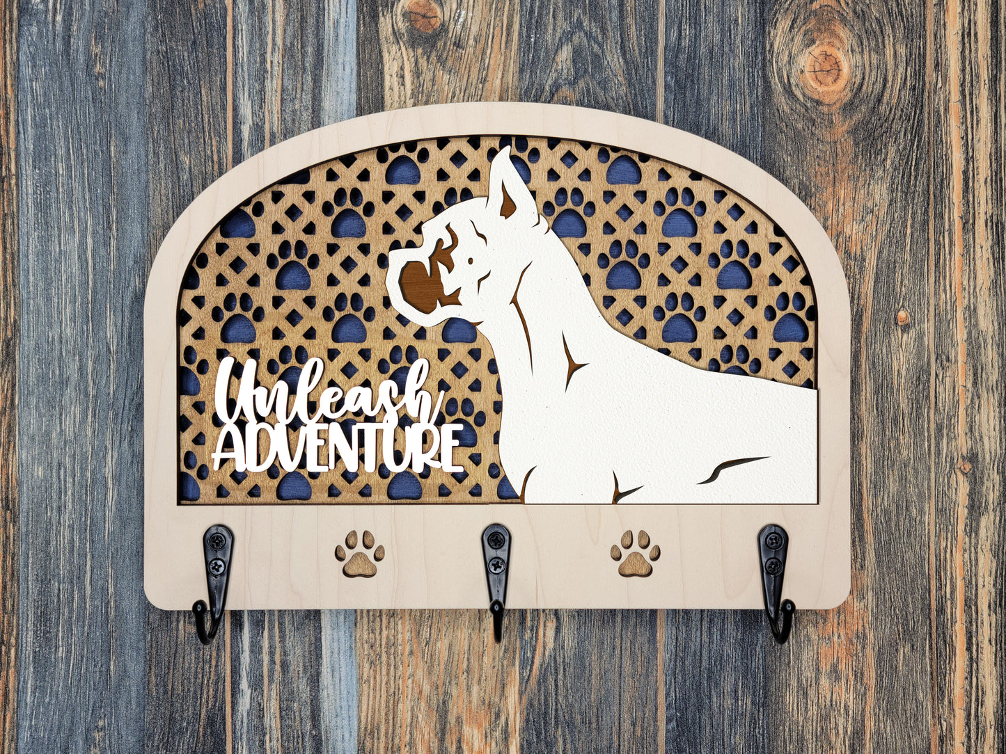 Boxer (Cropped) Leash Holder