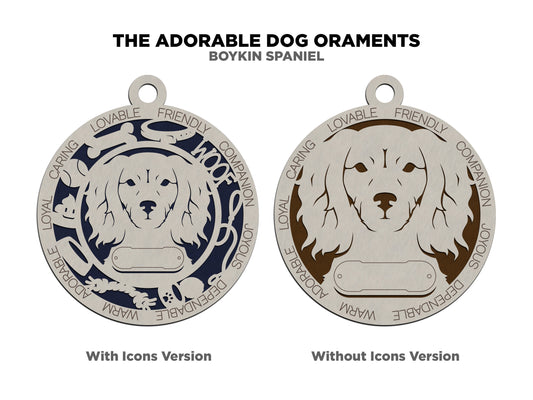Boykin Spaniel Dog Ornament (38)