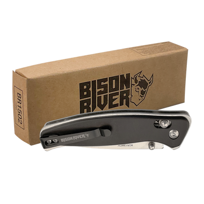 Bison River Button Lock Folding Knives