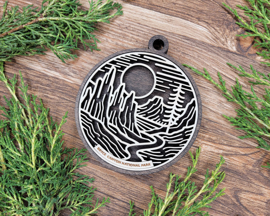 Bryce Canyon National Park Line Art Ornament