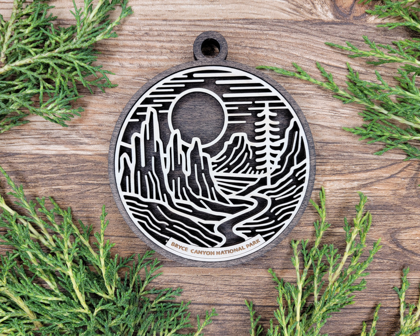 Bryce Canyon National Park Line Art Ornament