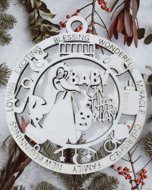 Baby on the Way Ornament