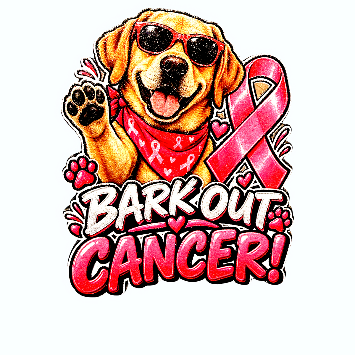 Bark Out Cancer Magnet