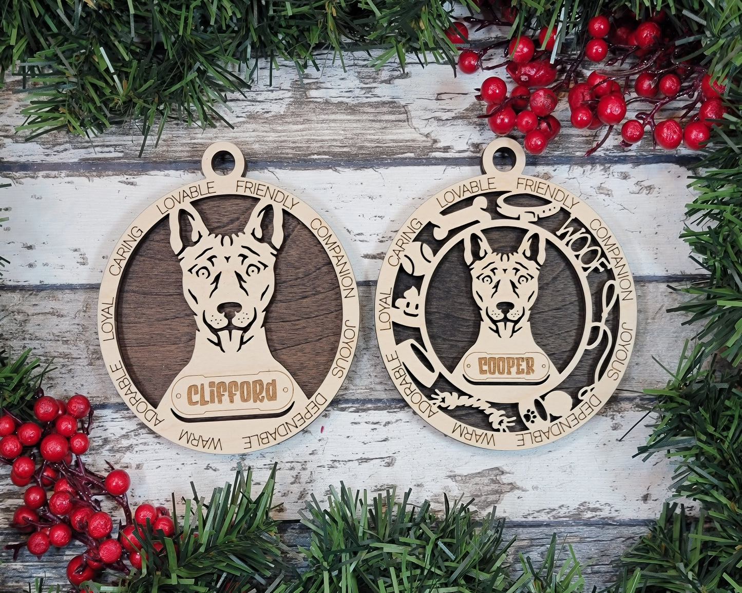 Adorable Dog Ornaments Pack 2