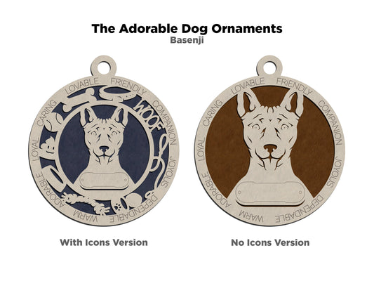 Basenji Dog Ornament (16)