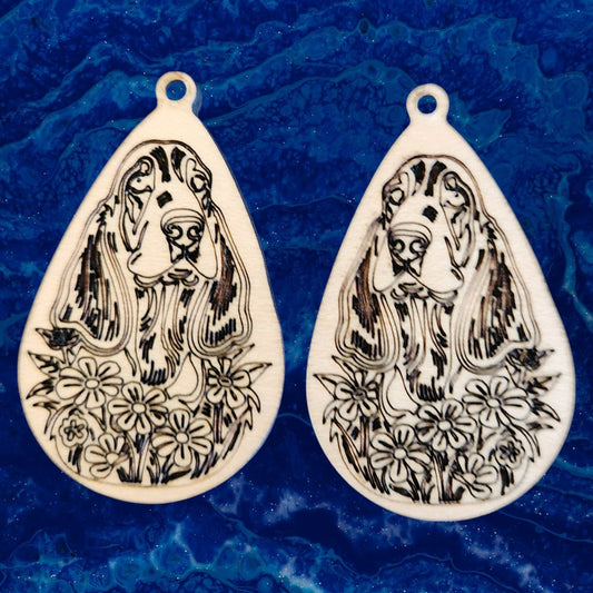 Basset Hound Earrings