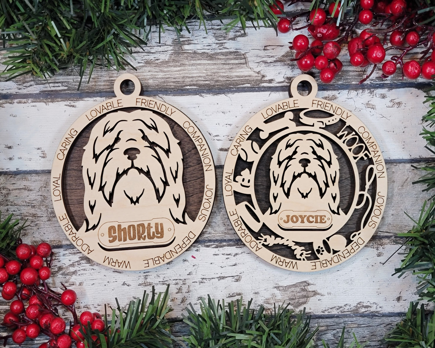 Adorable Dog Ornaments Pack 2