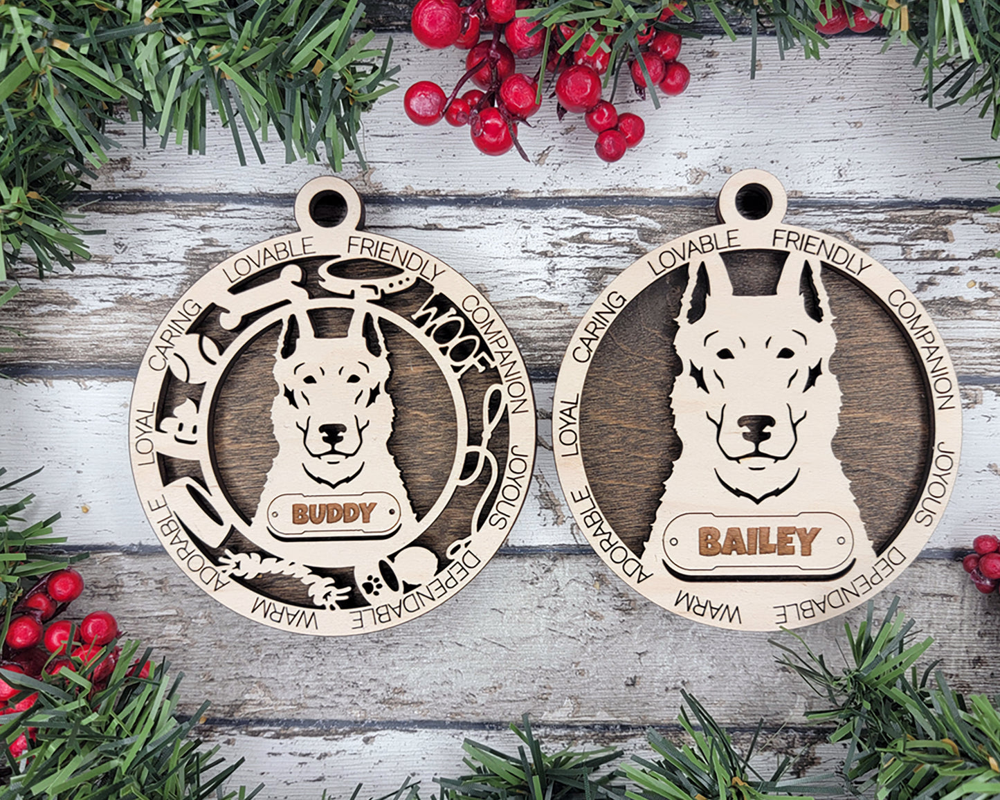 Adorable Dog Ornaments Pack 3