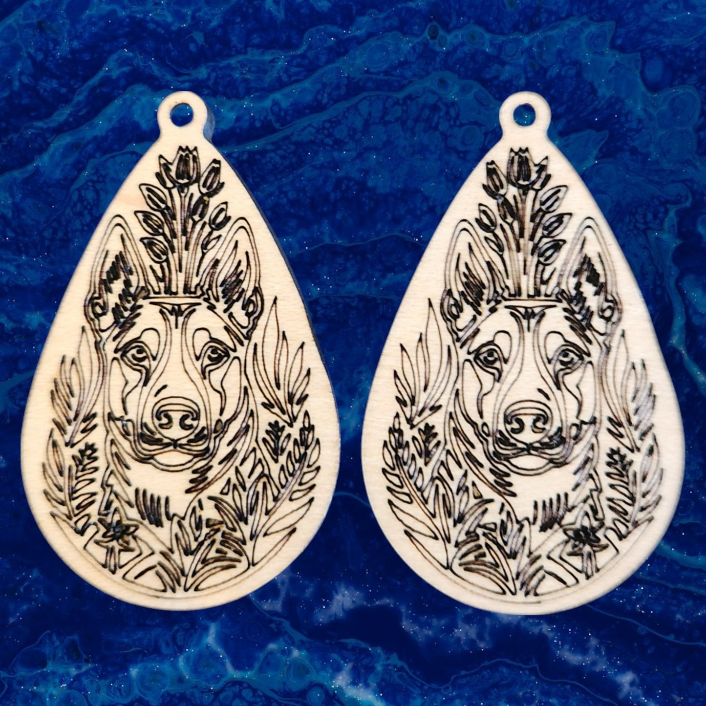 Belgian Malinois Earrings