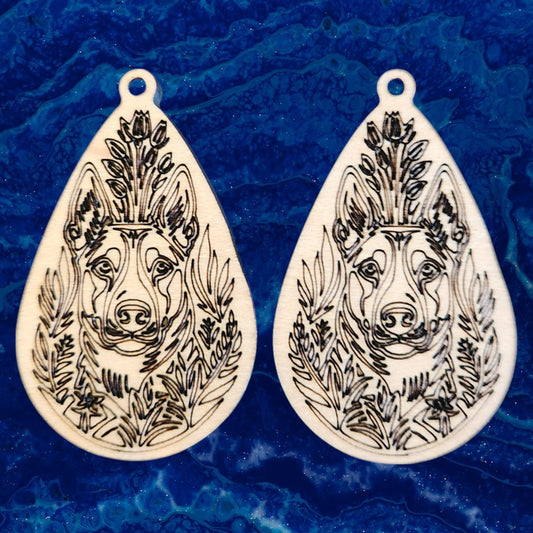 Belgian Malinois Earrings